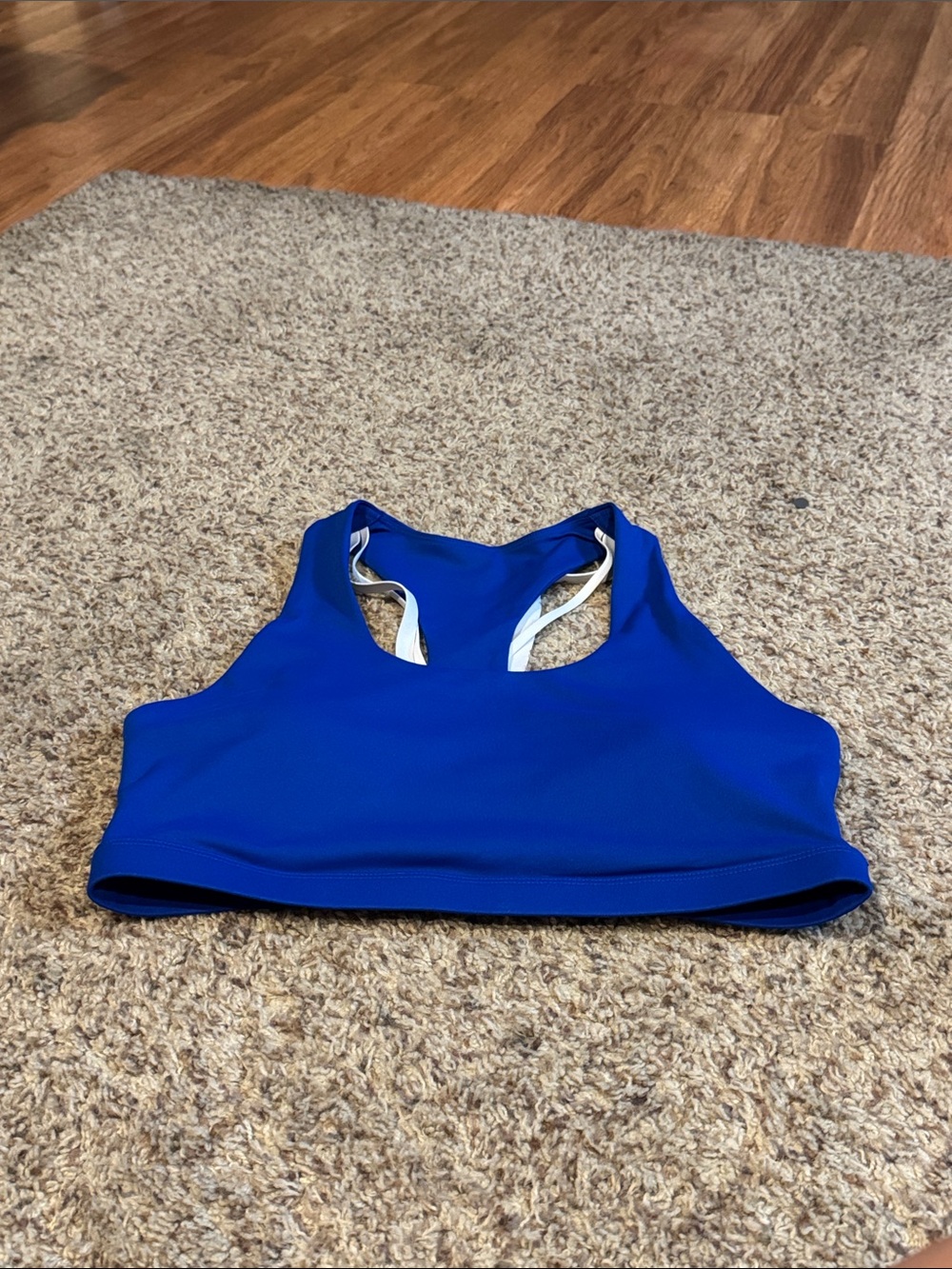 Fabletics Royal Blue Racerback Sports Bra